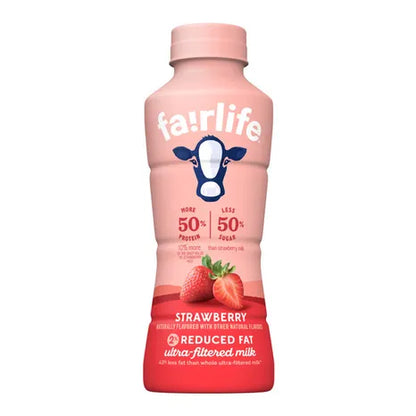 fairlife Strawberry 2% Reduced Fat Ultra-Filtered Milk / 12 Pack